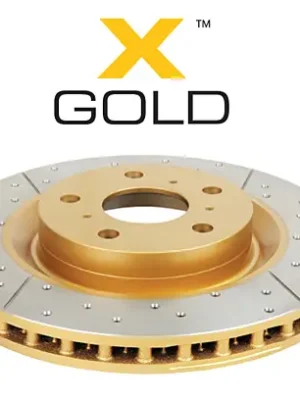 Značkový DBA Street Series X-GOLD zadní brzdový kotouč 280x11 mm pro Volvo V50 T5 2004-2005 2.5 Turbo