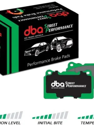 Akce DBA Street Performance zadní sada brzdových destiček pro Holden (Australie) NZ) 1988-1991 Commodore (VN)/3.8