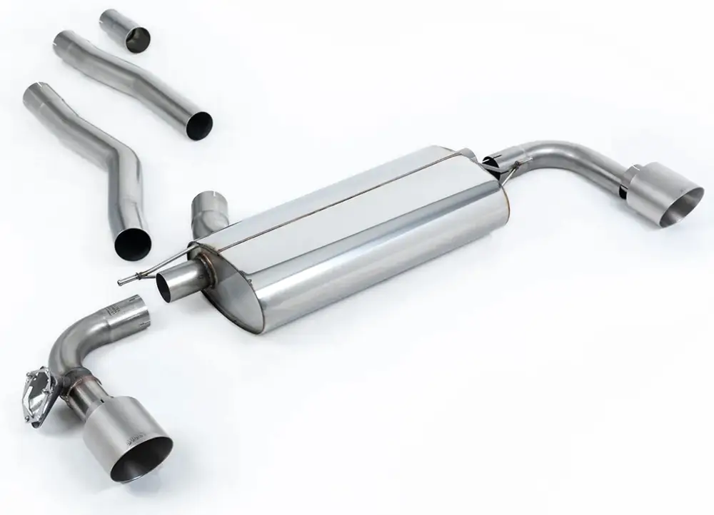 Milltek Sport výfukový systém OPF/GPF Back pro BMW řada 1 128ti 5-dvéř. (F40 s OPF/GPF) 2021-2024, GT-115 broušené titanové koncovky Zlevněný