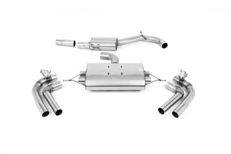 Milltek Sport výfukový systém OPF/GPF Back s rezonátorem pro Seat Cupra Formentor 2.0TFSI 4Drive 310PS 2021-2024, GT-100 titanově modré koncovky Finální Výprodej