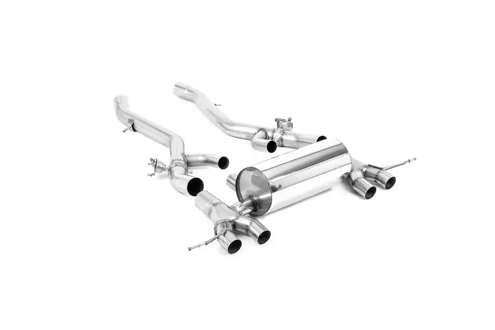 Milltek Sport koncový díl výfuku Axle Back pro BMW řada 4 G82 M4 / M4 Competition S58 3.0 Turbo (North American / ROW Non-OPF/GPF Cars Only) 2021-2024, GT-115 broušené titanové koncovky Kup Teď