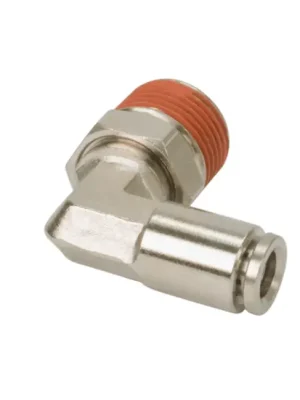 Autentický VIAIR fitinka redukční koleno 90 stupňů, rozměr závit 1/4" (samec) / hadička 3/8"