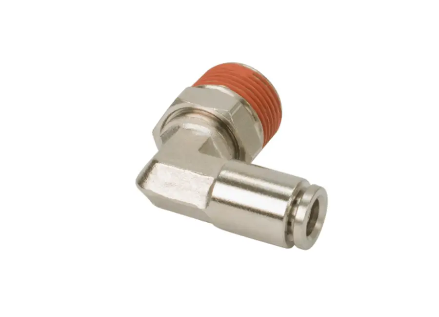Autentický VIAIR fitinka redukční koleno 90 stupňů, rozměr závit 1/4" (samec) / hadička 3/8"