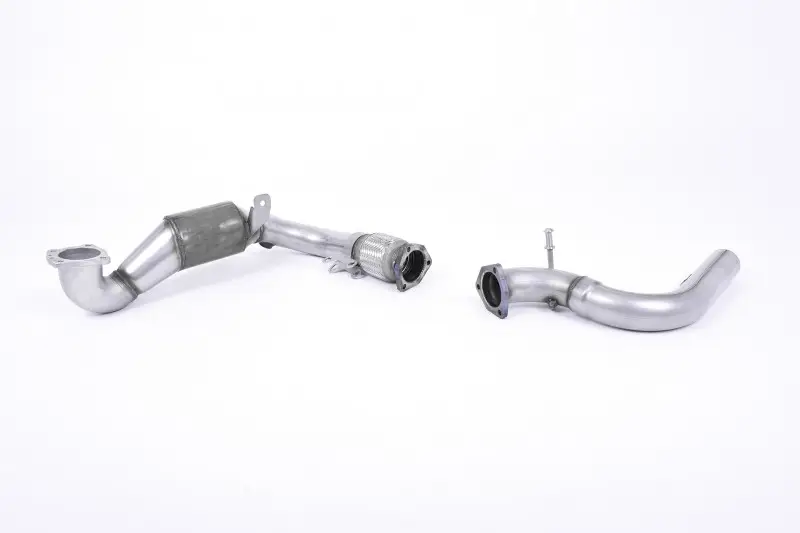 Milltek Sport downpipe a Hi-Flow sportovní katalyzátor pro Ford Fiesta Mk7/Mk7.5 1.0T EcoBoost (100/125/140PS) 2013-2017, musí být instalováno s výfukovým systémem Milltek Sport Cat-Back Jen Po Omezenou Doba