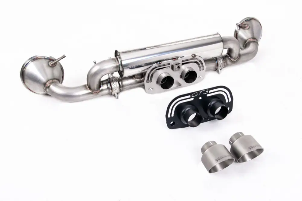 Milltek Sport koncový tlumič(e) pro Porsche 911 992.1 GT3 2021-2024, GT-100 broušené titanové koncovky Horká Nabídka
