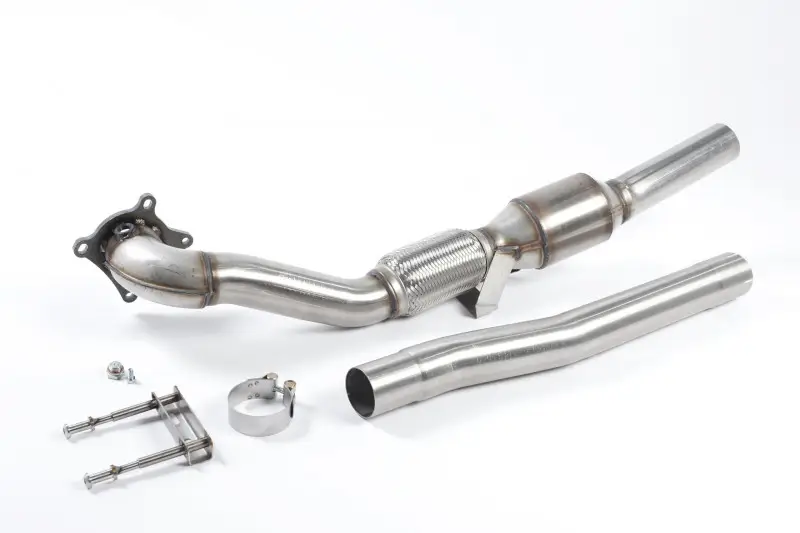 Milltek Sport downpipe a Hi-Flow sportovní katalyzátor Race-only pro Seat Leon Cupra R 2.0 TSI 265PS 2010-2012, pouze pro Milltek Sport cat-back systém Vysoce Kvalitní