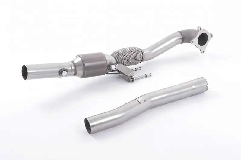 Originální Milltek Sport downpipe a Hi-Flow sportovní katalyzátor pro Volkswagen Beetle 2.0 TSI (A5 Chassis) 2011-2015