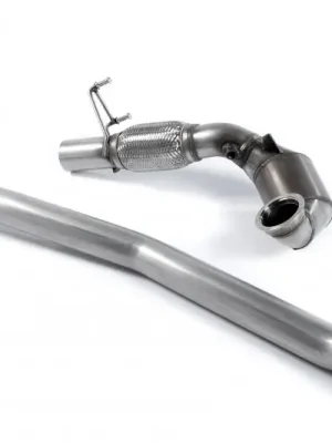 Vrácení Zdarma Milltek Sport downpipe a Hi-Flow sportovní katalyzátor pro Volkswagen Golf Mk7 2.0TFSI Alltrack / Estate / Station Wagon / Combi 4-Motion 2016-2021, pouze pro Milltek Sport cat-back systém