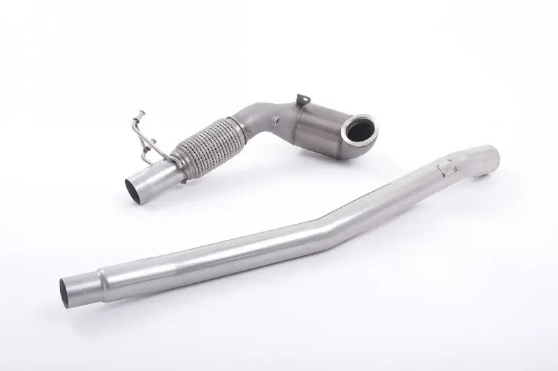 Milltek Sport litý downpipe s Race katalyzátorem 200 Cell pro Volkswagen Golf MK7 R Variant 2.0 TSI 300PS 2015-2017, pouze pro OE výfukový systém Finální Výprodej