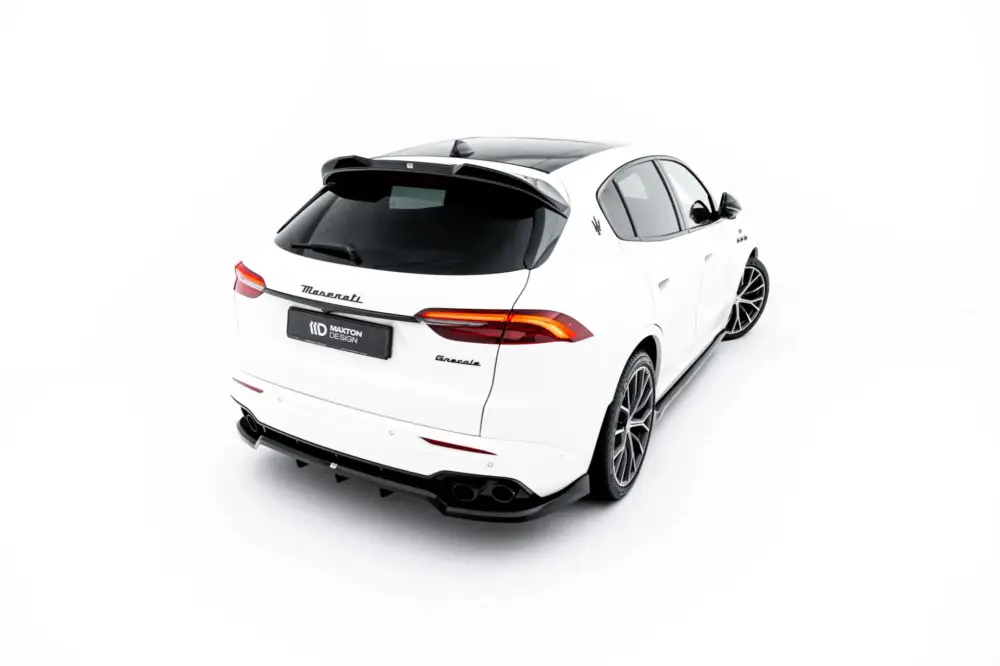 Koupit Online Maxton Design prodloužení spoileru 3d pro Maserati Grecale Mk1, černý lesklý plast ABS, GT/Modena