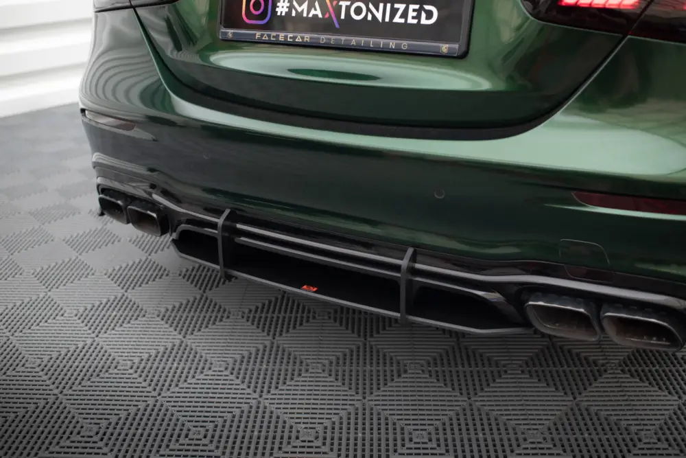 Maxton Design "Street Pro" difuzor zadního nárazníku pro Mercedes třída E W213 Facelift/63AMG, plast ABS bez povrchové úpravy Cenový Hit
