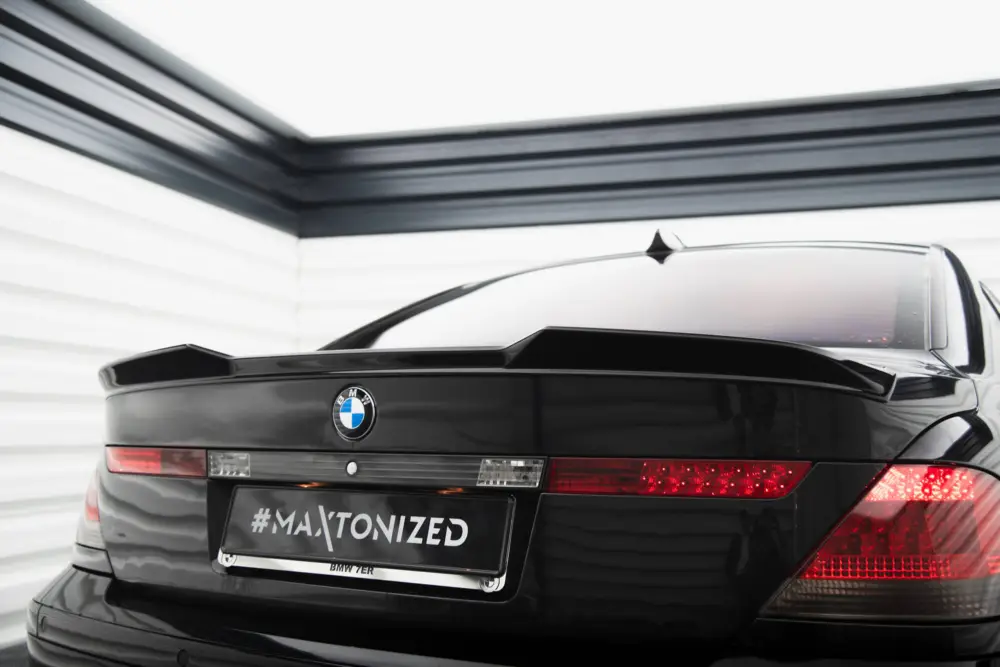 Maxton Design prodloužení spoileru 3d pro BMW řada 7 E65, černý lesklý plast ABS Nejprodávanější