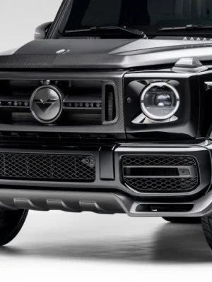 Bezpečná Platba Vorsteiner Aero přední spoiler pro Mercedes Benz G63 AMG, r.v. 2018-, saténový karbon