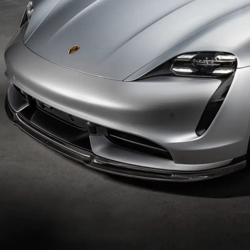 Ihned K Objednání Vorsteiner Aero přední spoiler pro Porsche Taycan Turbo / Turbo S, r.v. 2019-2024, lesklý karbon