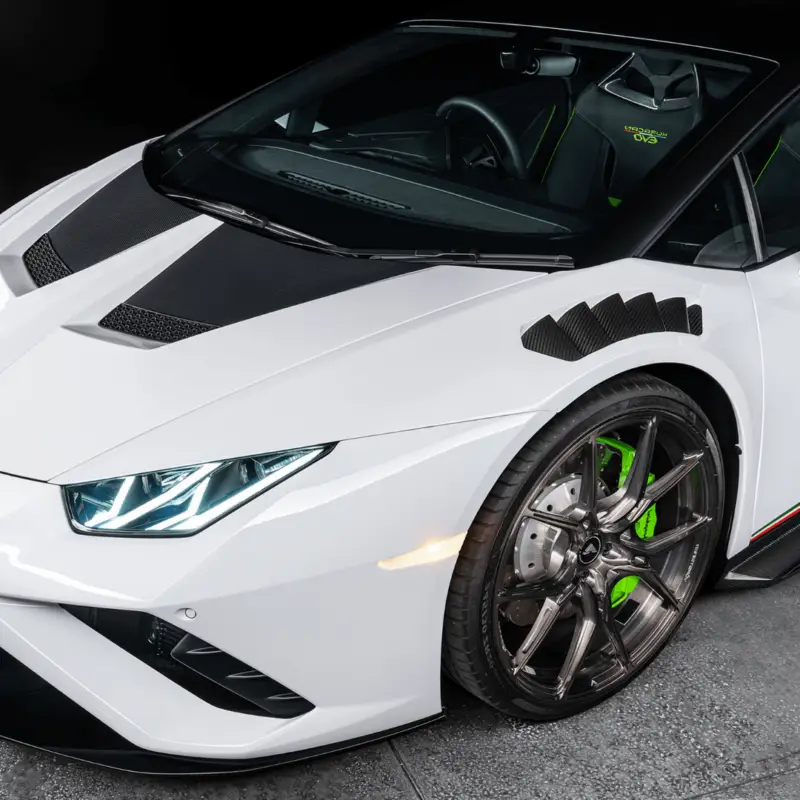 Vorsteiner Novara Edizione Aero přední blatníky pro Lamborghini Huracan LP610-4, r.v. 2014-2019, lesklý karbon Speciální Cena