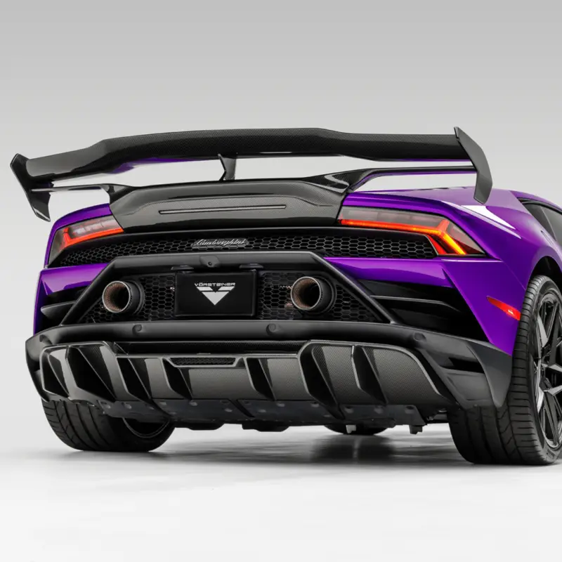 Rychlé Dodání Vorsteiner Monza EVO Edizione Aero difuzor zadního nárazníku pro Lamborghini Huracan EVO RWD, r.v. 2019-, lesklý karbon
