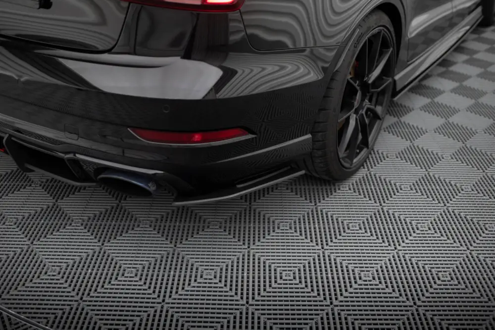 Nejlepší Volba Maxton Design "Street Pro" boční difuzory pod zadní nárazník pro Audi RS3 8V Facelift, plast ABS bez povrchové úpravy, Sedan