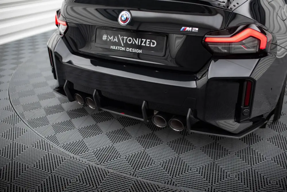 Časově Omezené Maxton Design "Street Pro" difuzor zadního nárazníku pro BMW M2 G87, plast ABS bez povrchové úpravy