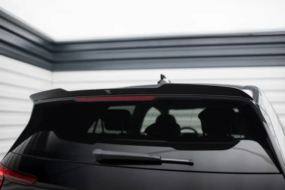 Tovární Cena Maxton Design prodloužení spoileru pro Volkswagen ID.3 Mk1, černý lesklý plast ABS
