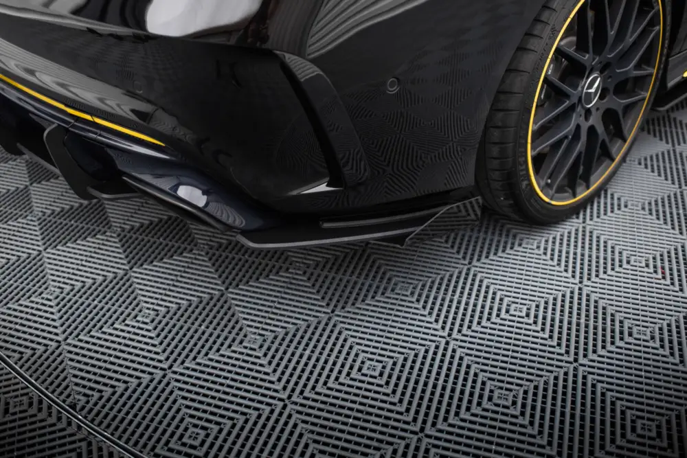 Maxton Design "Street Pro" boční difuzory pod zadní nárazník s křidélky pro Mercedes CLA C 117 Facelift 45 AMG, plast ABS bez povrchové úpravy Nakupujte Hned