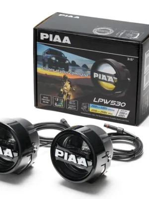 Cenová Bomba PIAA LPW530 přídavné bílé/žluté (přepínatelné) dálkové kulaté LED světlomety o průměru 89 mm / 3,5"