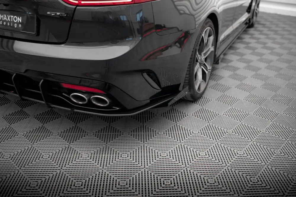 Maxton Design "Street Pro" boční difuzory pod zadní nárazník s křidélky pro Kia Stinger GT-Line, plast ABS bez povrchové úpravy Bezpečná Platba