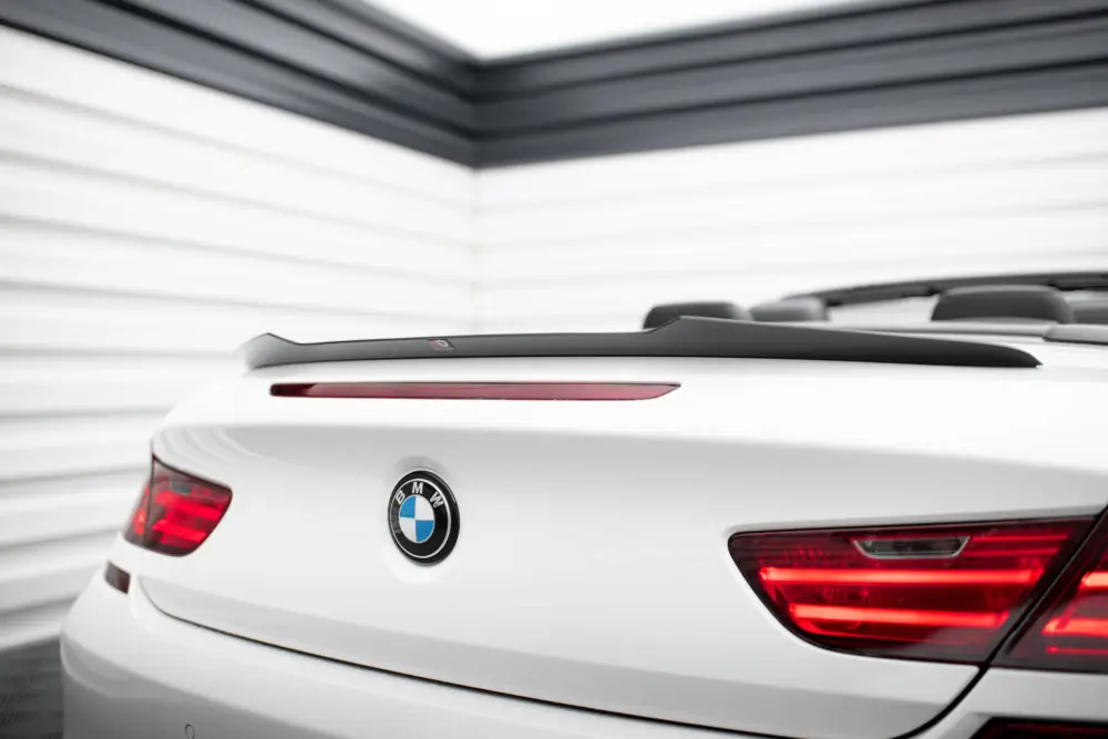 Maxton Design prodloužení spoileru pro BMW M6 F12, černý lesklý plast ABS Originální
