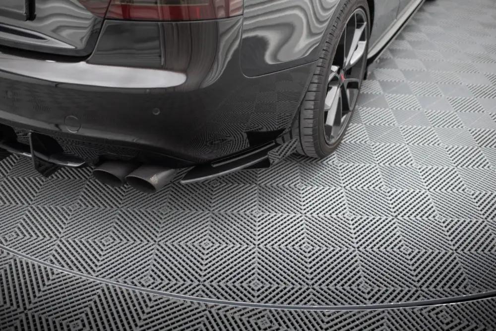 Nízká Cena Maxton Design "Street Pro" boční difuzory pod zadní nárazník s křidélky pro Audi S5 8T, plast ABS bez povrchové úpravy, Coupe/Cabrio