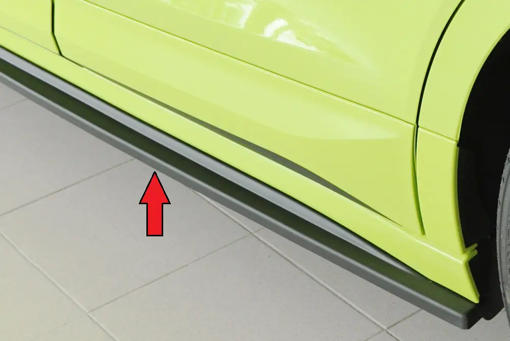 Rieger spoiler pod boční práh mont. strana levá pro Škoda Enyaq iV RS SUV (5AZ), r.v. 07/21-, plast ABS bez povrchové úpravy Cenová Bomba