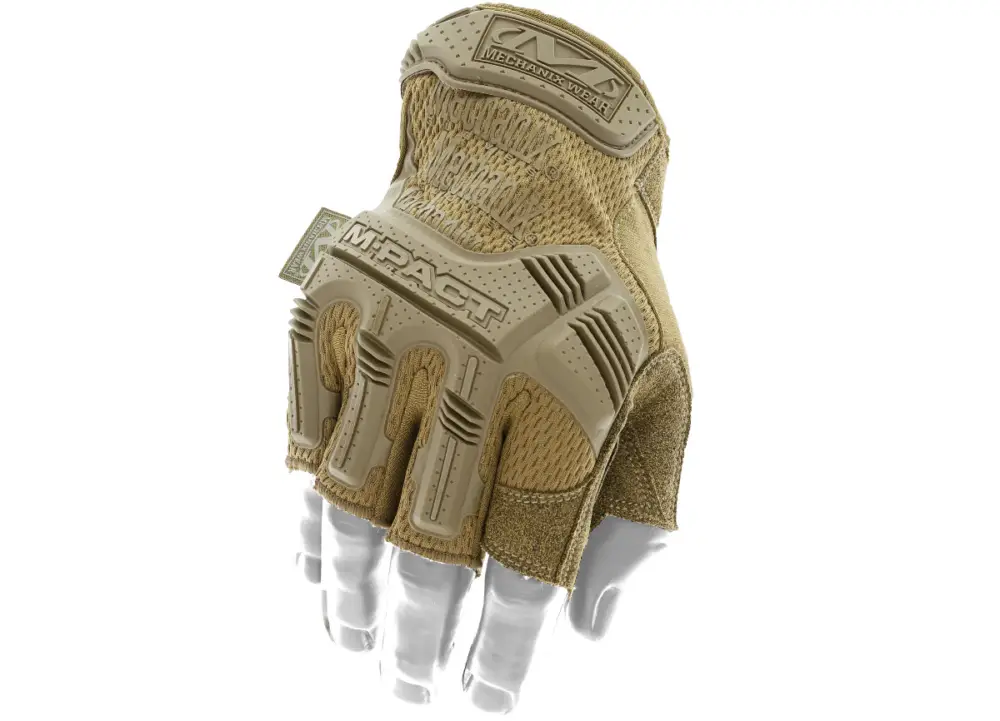 Nejprodávanější Rukavice Mechanix M-Pact Coyote, bezprstové, velikost M