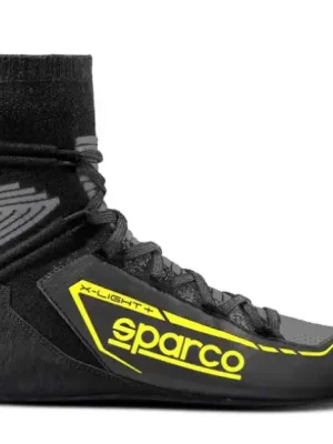 Cenově Výhodný Závodní boty Sparco X-Light+ s homologací FIA, Barva černo-žlutá, Velikost 44