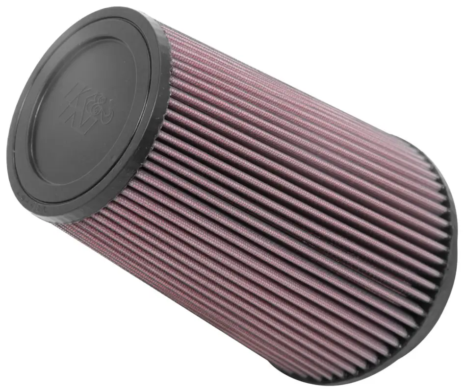 Nejlepší Volba K&N univerzální kulatý zkosený filtr se vstupem 127 mm a výškou 222 mm, gumový vrchlík, vnější průměr vrchlíku 111 mm