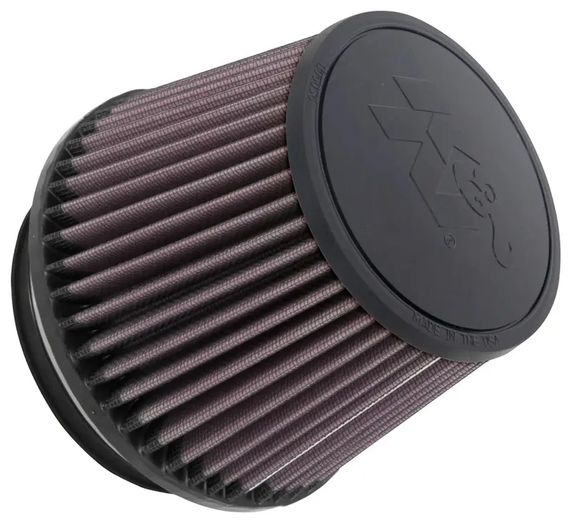 K&N univerzální kuželovitý zkosený filtr se vstupem 100 mm a výškou 113 mm, gumový vrchlík Tovární Cena