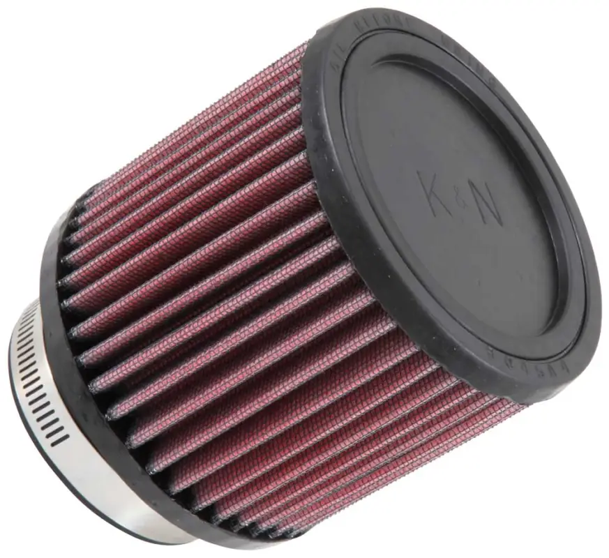 Časově Omezené K&N univerzální kulatý filtr se vstupem 76 mm a výškou 102 mm, gumový vrchlík