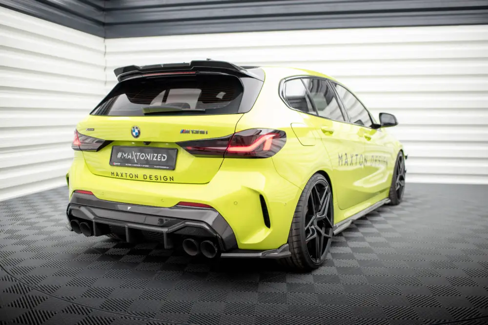 Rychlé Dodání Maxton Design boční difuzory pod zadní nárazník pro BMW řada 1 F40, materiál pravý karbon, M-Pack/ M135i