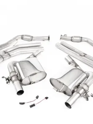 Výhodná Nabídka Milltek Sport výfukový systém cat-back bez rezonátoru (Race - hlasitější) pro Audi RS5 B9.5 2.9 V6 Turbo Coupe (bez OPF) 2019-2024, oválné leštěné koncovky