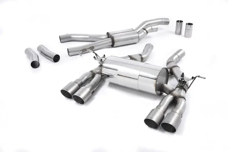Kup Teď Milltek Sport homologovaný výfuk cat-back GPF/OPF Back - Road pro BMW řada 4 F82/83 M4 Coupe/Convertible, M4 Competition, M4 CS Coupe (s OPF/GPF) 2019-2020, GT-90 titanové koncovky