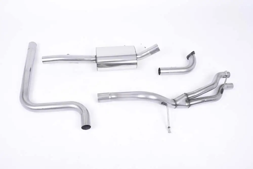 Milltek Sport výfukový systém cat-back Road+ pro Ford Fiesta Mk7/Mk7.5 1.0T EcoBoost (100/125/140PS) 2013-2017, leštěné koncovky Novinka