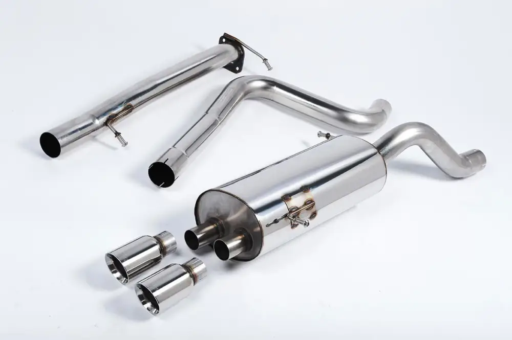 Milltek Sport výfukový systém cat-back Race system bez rezonátoru (hlasitější) pro Ford Fiesta Mk7/Mk7.5 ST 1.6l EcoBoost 182PS/ST200 2013-2017, titanové koncovky Must-Have