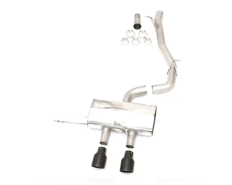 Novinka Milltek Sport výfukový systém cat-back Golf R-style 3" Race systém s černými koncovkami pro Volkswagen Golf Mk6 GTi 2.0 TSI 210PS 2009-2013