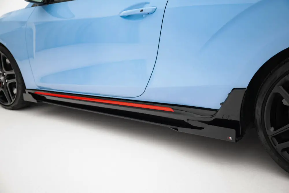 Maxton Design křidélka bočních difuzorů pro Hyundai Veloster N Mk2, plast ABS bez povrchové úpravy Cenová Bomba