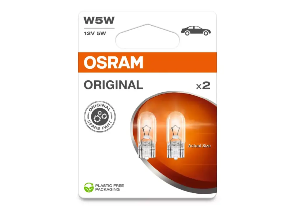 Koupit Online OSRAM STANDARD autožárovky W5W, 2 ks v balení