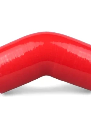 Originální Silikonové koleno 45°, barva červená, s vnitřním průměrem 63 mm