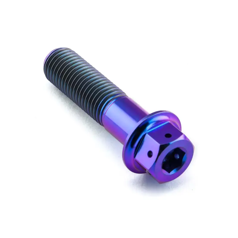 Pro-Bolt titanový šroub s DualDrive hlavou (šestihran + inbus) se závitem M10 x 1,25 mm a délkou 40 mm, barva opálená fialová Nakupujte Hned