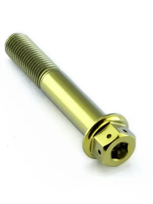 Výhodná Nabídka Pro-Bolt titanový šroub s DualDrive hlavou (šestihran + inbus) se závitem M10 x 1,25 mm a délkou 60 mm, barva zlatá