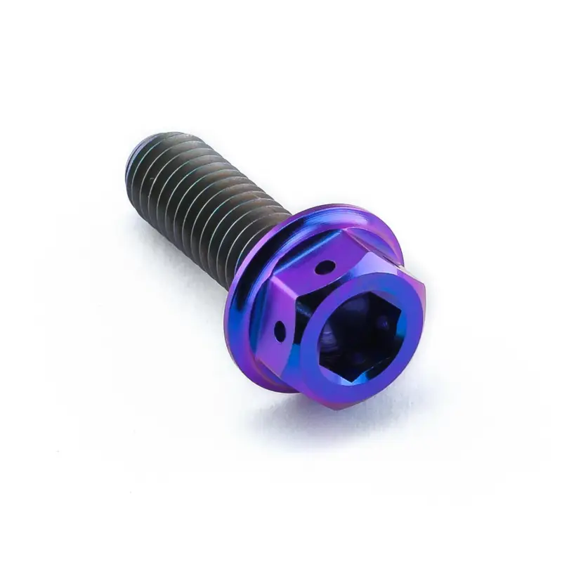 Pro-Bolt titanový šroub s DualDrive hlavou (šestihran + inbus) se závitem M6 x 1,00 mm a délkou 18 mm, barva přírodní Poslední Šance