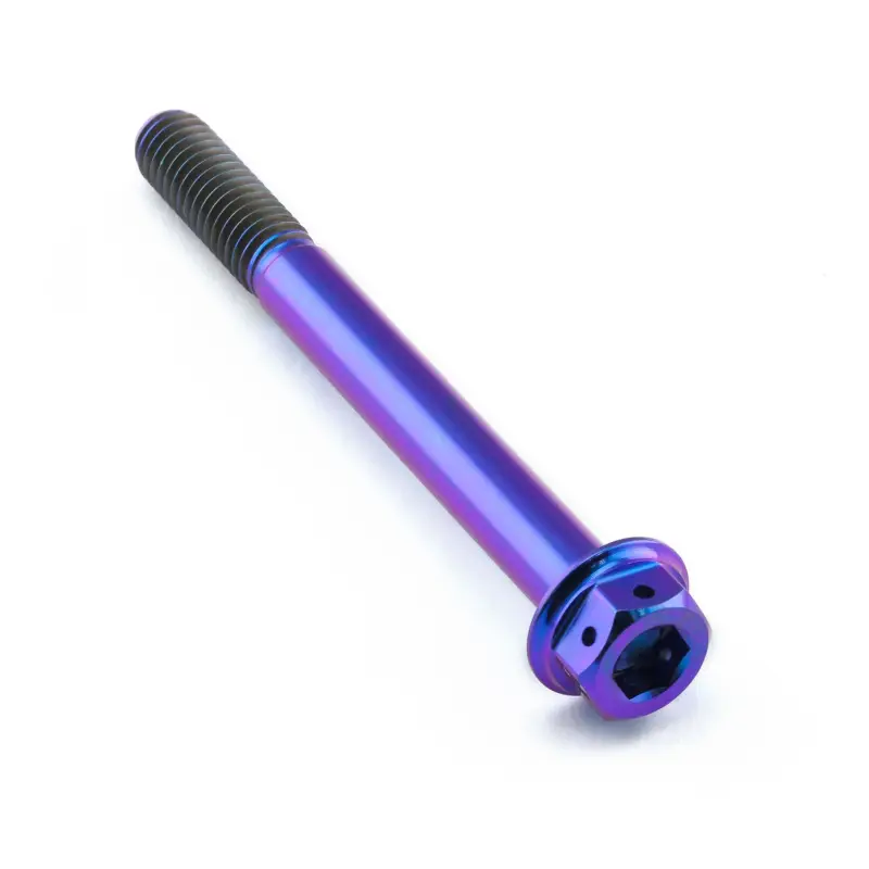 Pro-Bolt titanový šroub s DualDrive hlavou (šestihran + inbus) se závitem M6 x 1,00 mm a délkou 60 mm, barva přírodní Zlevněný