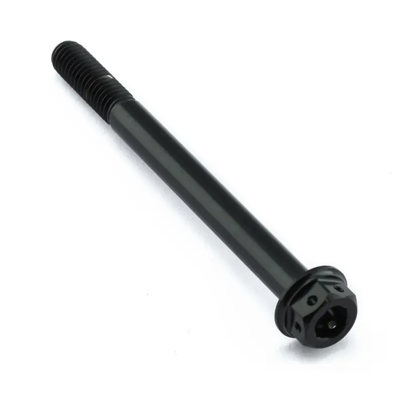 Hit Sezóny Pro-Bolt titanový šroub s DualDrive hlavou (šestihran + inbus) se závitem M6 x 1,00 mm a délkou 70 mm, barva černá