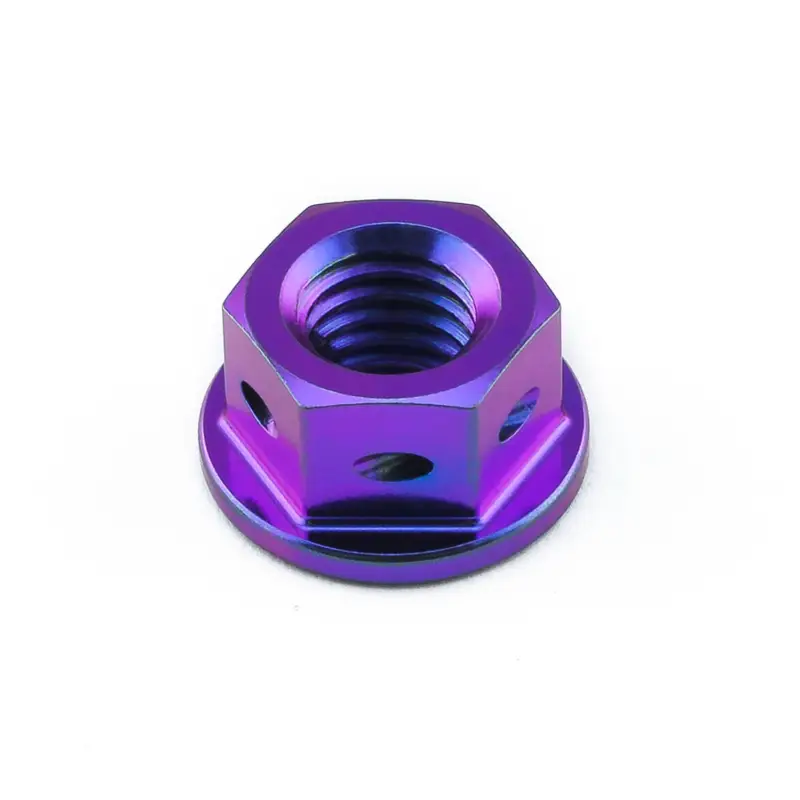 Cenově Výhodný Pro-Bolt titanová matka se závitem M8 x 1,25 mm, barva přírodní