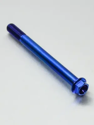 Zlevněný Pro-Bolt titanový šroub s šestihrannou hlavou se závitem M10 x 1,25 mm a délkou 115 mm, barva modrá